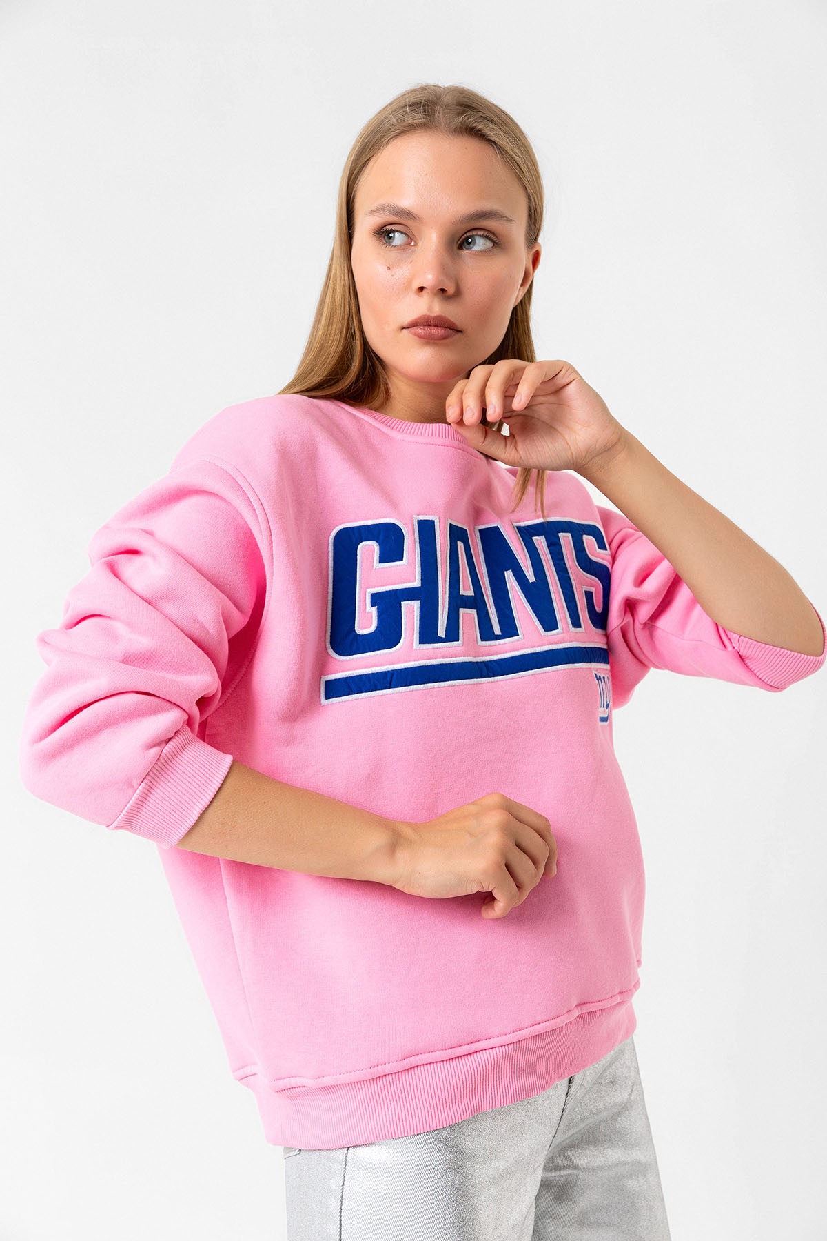 SWEAT SHİRT - Vayro - Gıants NY Nakışlı Sweat 15050